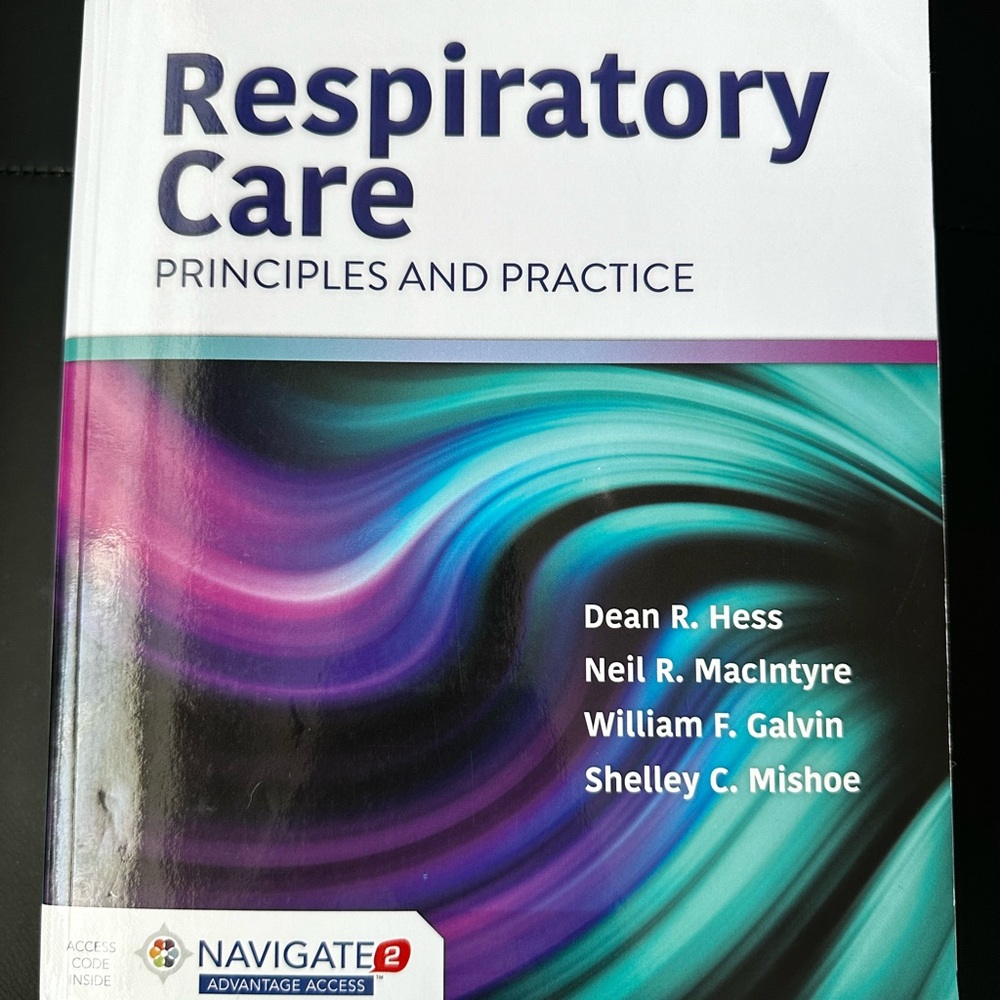 Respiratory Therapy used book